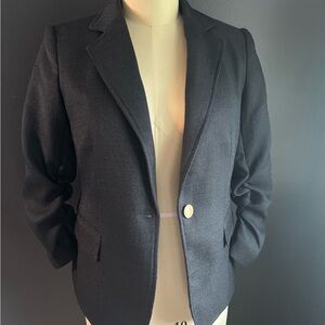 Anne Klein Black Jacket with Gold Accent